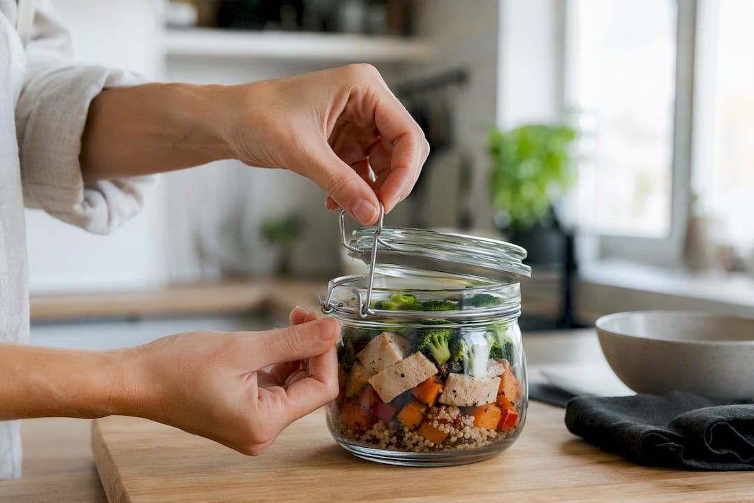 Proteinreiches Abendessen schnell: Fertiggerichte im Glas – FITTASTE