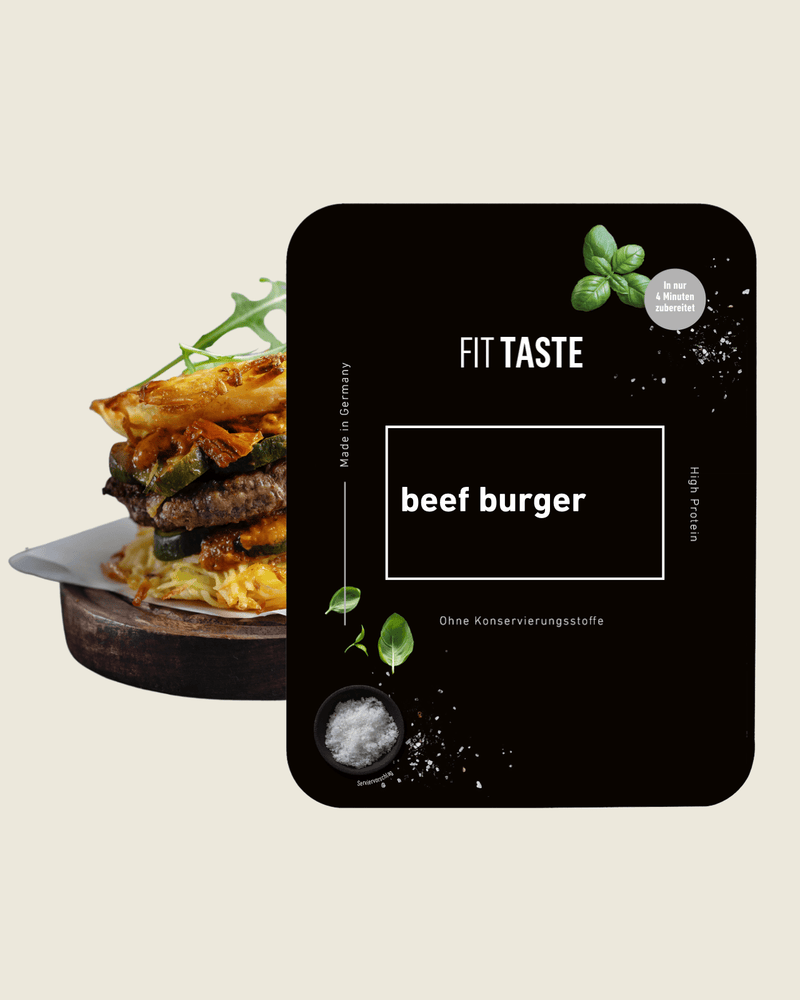 beef burger - FITTASTE