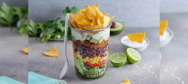 Mexican Taco Salad mit Chili con Carne - perfekt als Mealprep für die Arbeit  
