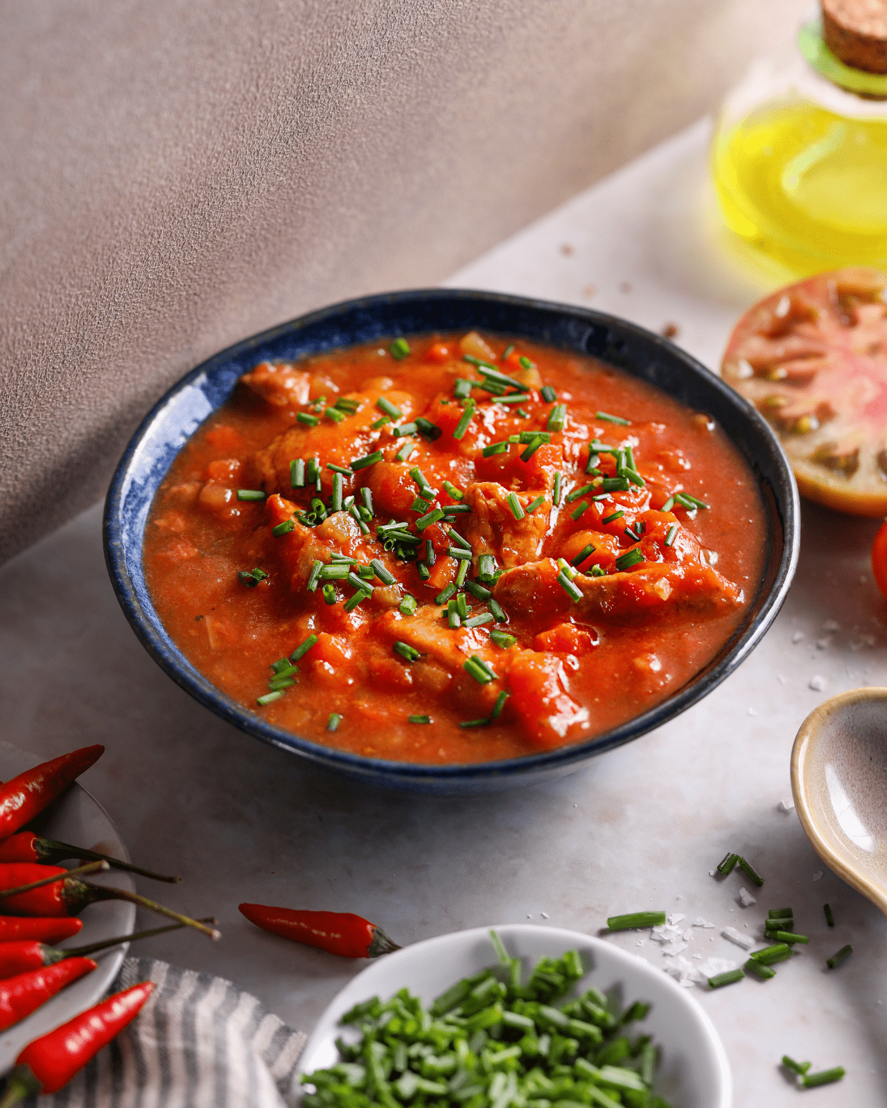hähnchen in tomatensauce - FITTASTE