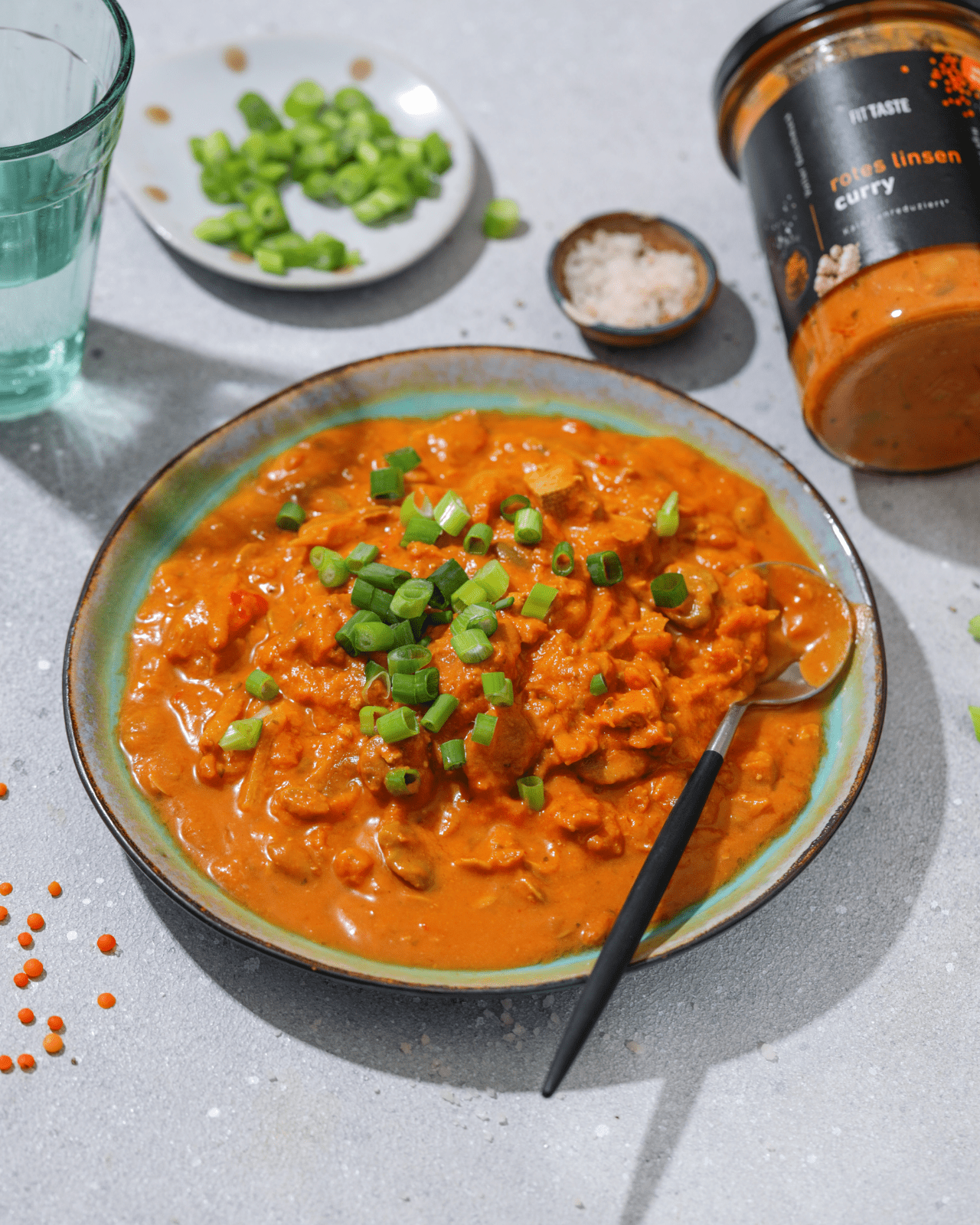 rotes linsen curry - FITTASTE
