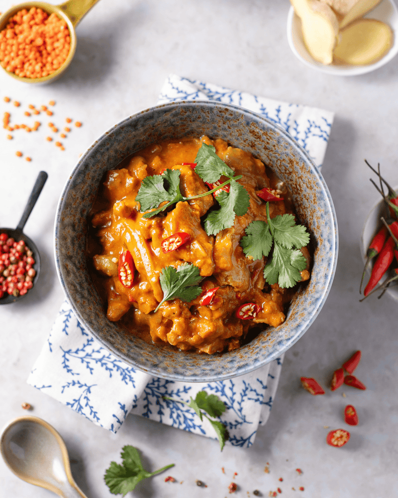 rotes hähnchencurry - FITTASTE