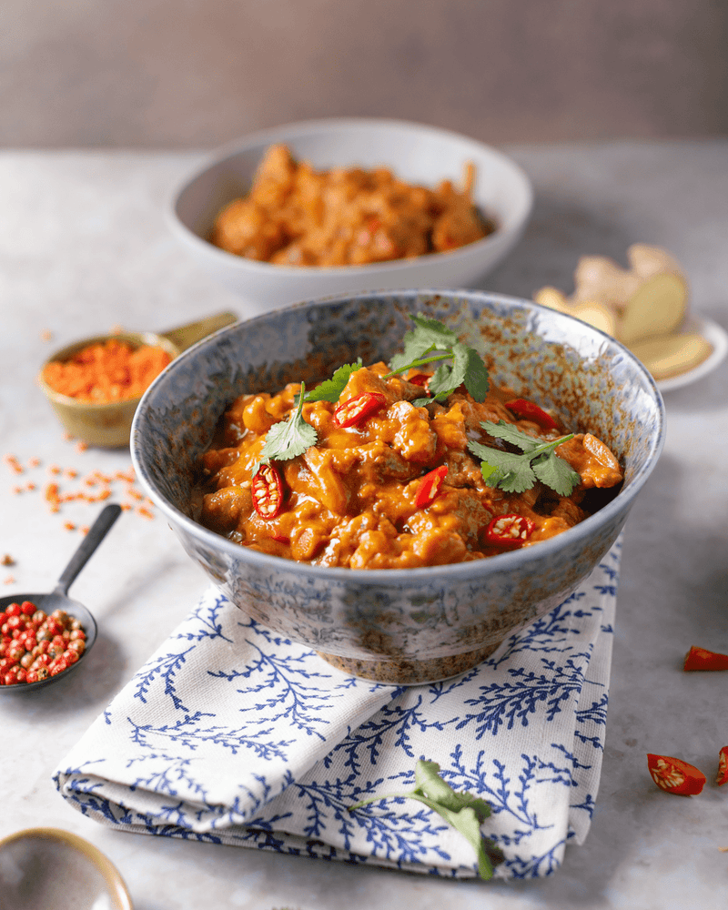 rotes hähnchencurry - FITTASTE