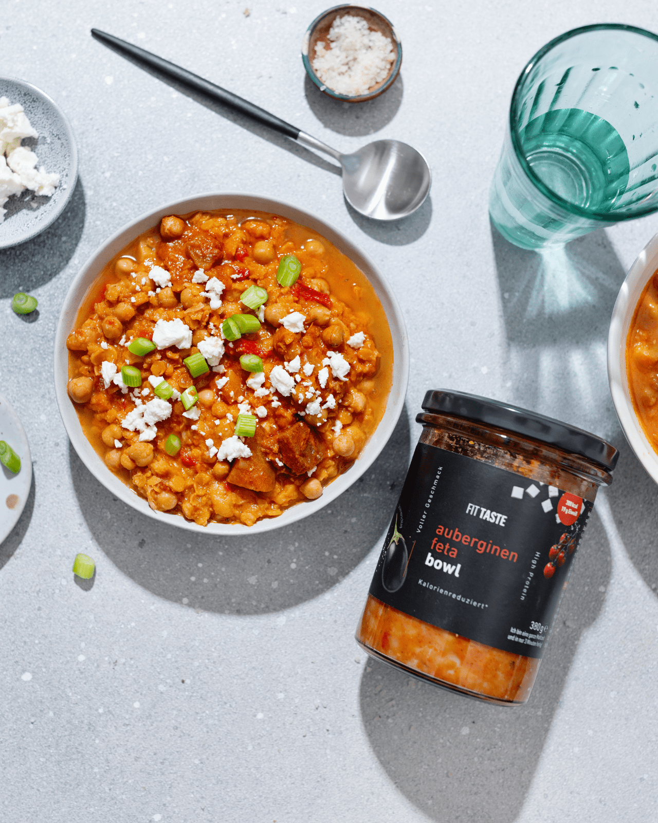 aubergine feta bowl - FITTASTE