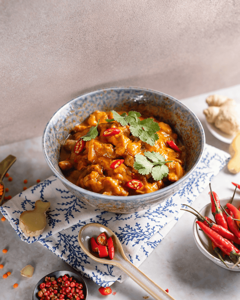 rotes hähnchencurry - FITTASTE