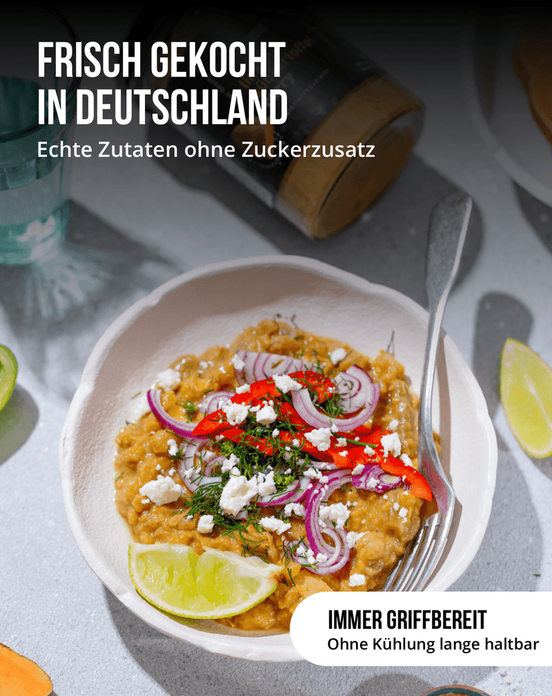 linsen-süßkartoffel curry - FITTASTE