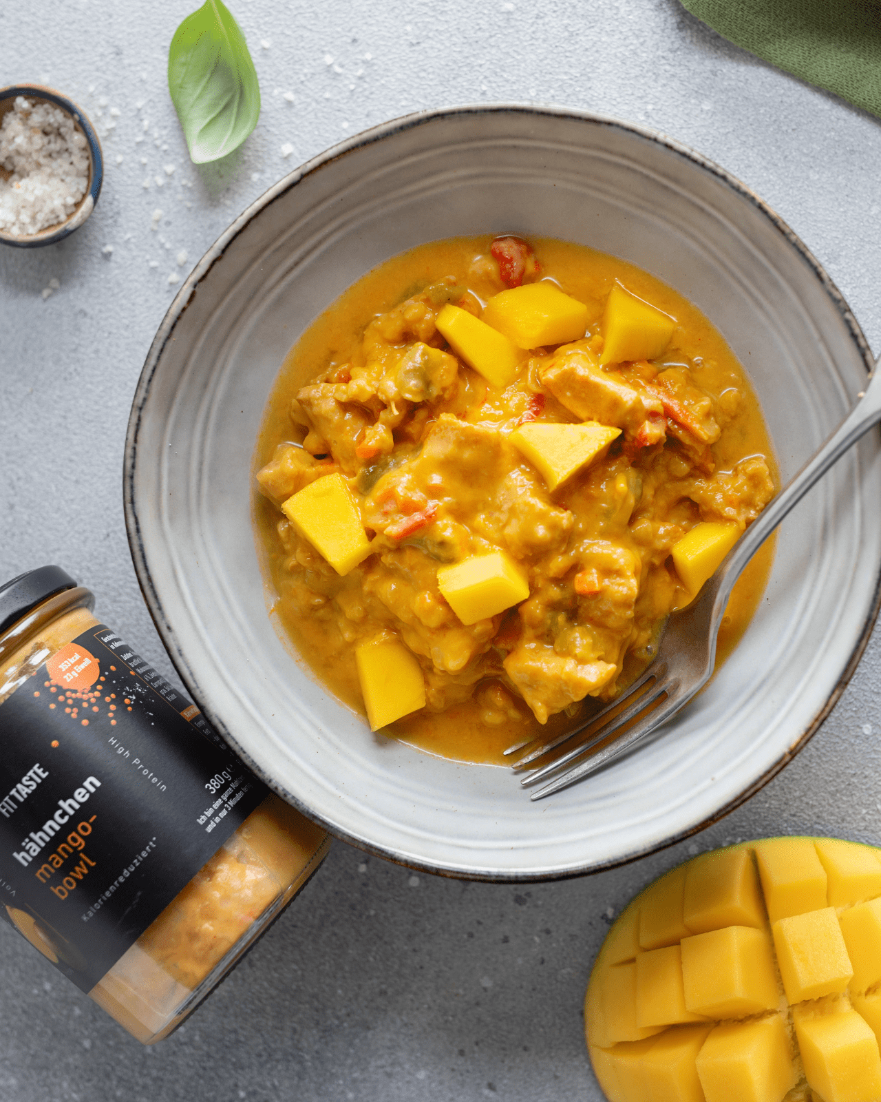 hähnchen mango bowl - FITTASTE