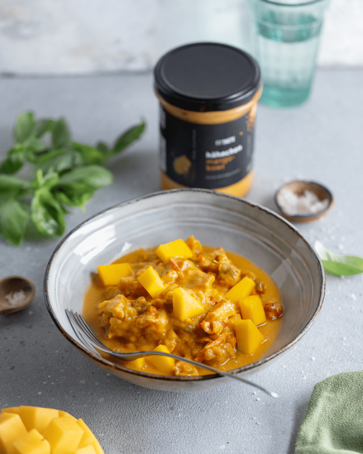 hähnchen mango bowl - FITTASTE