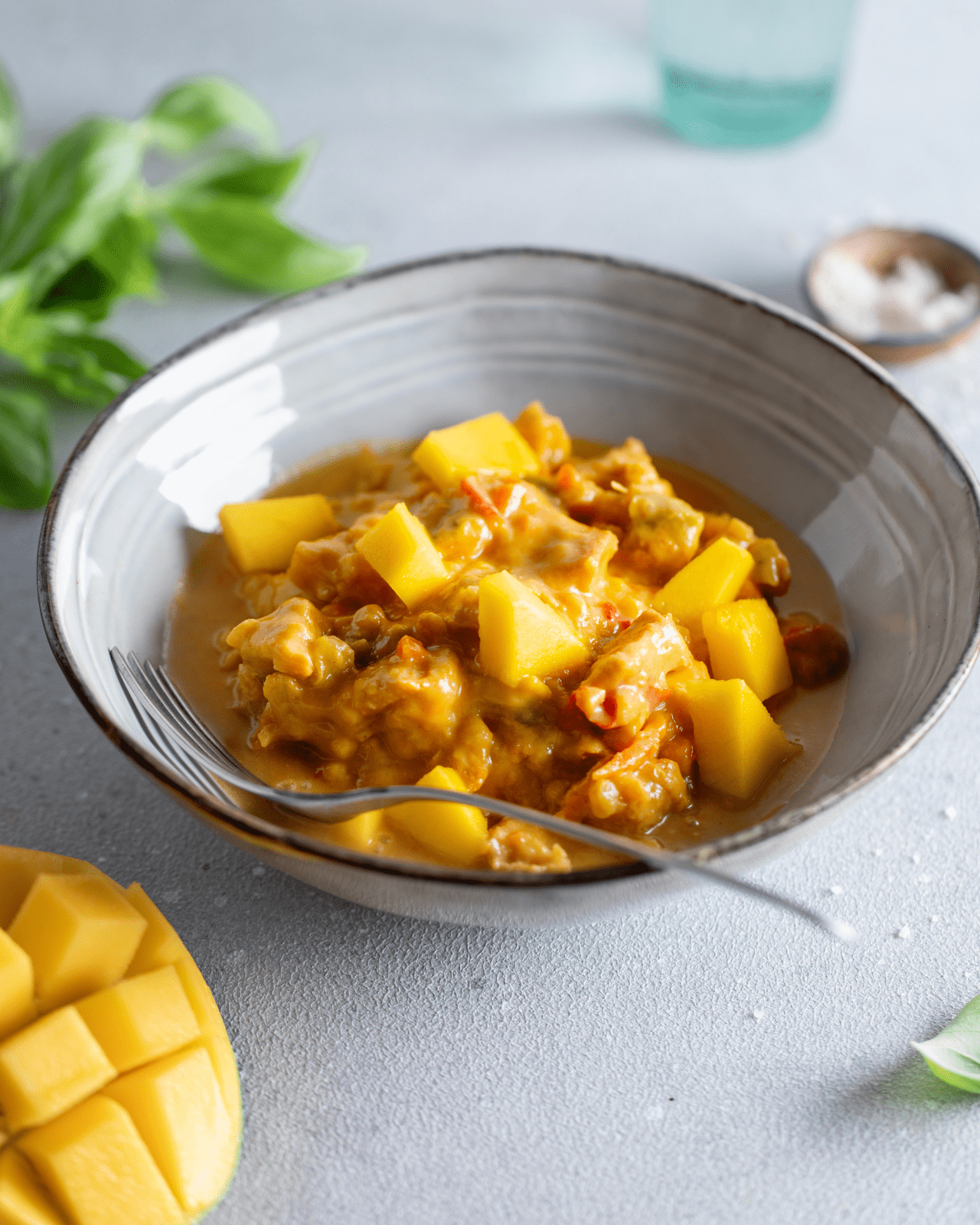 hähnchen mango bowl - FITTASTE