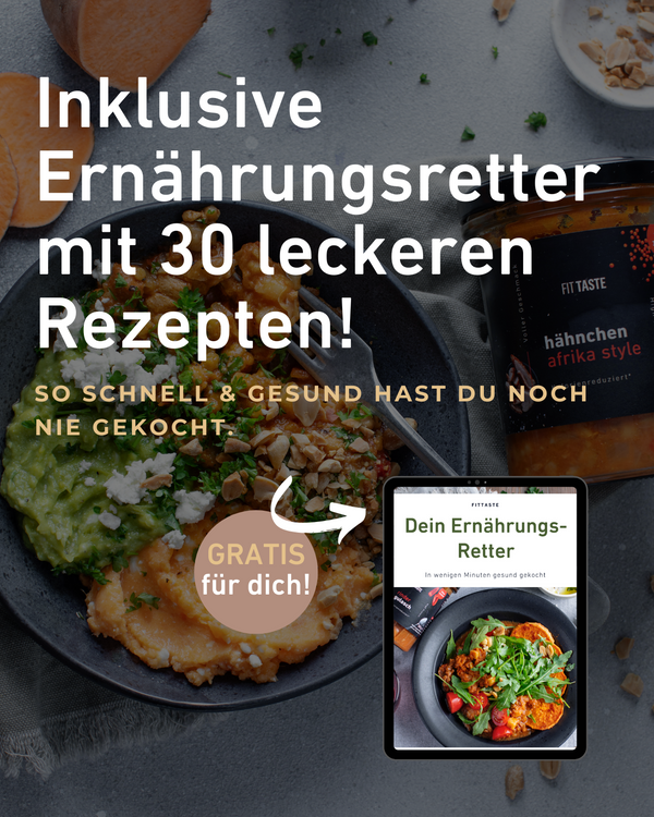 Der Ernährungsretter - in weniger als 3 Minuten gesund gekocht - FITTASTE