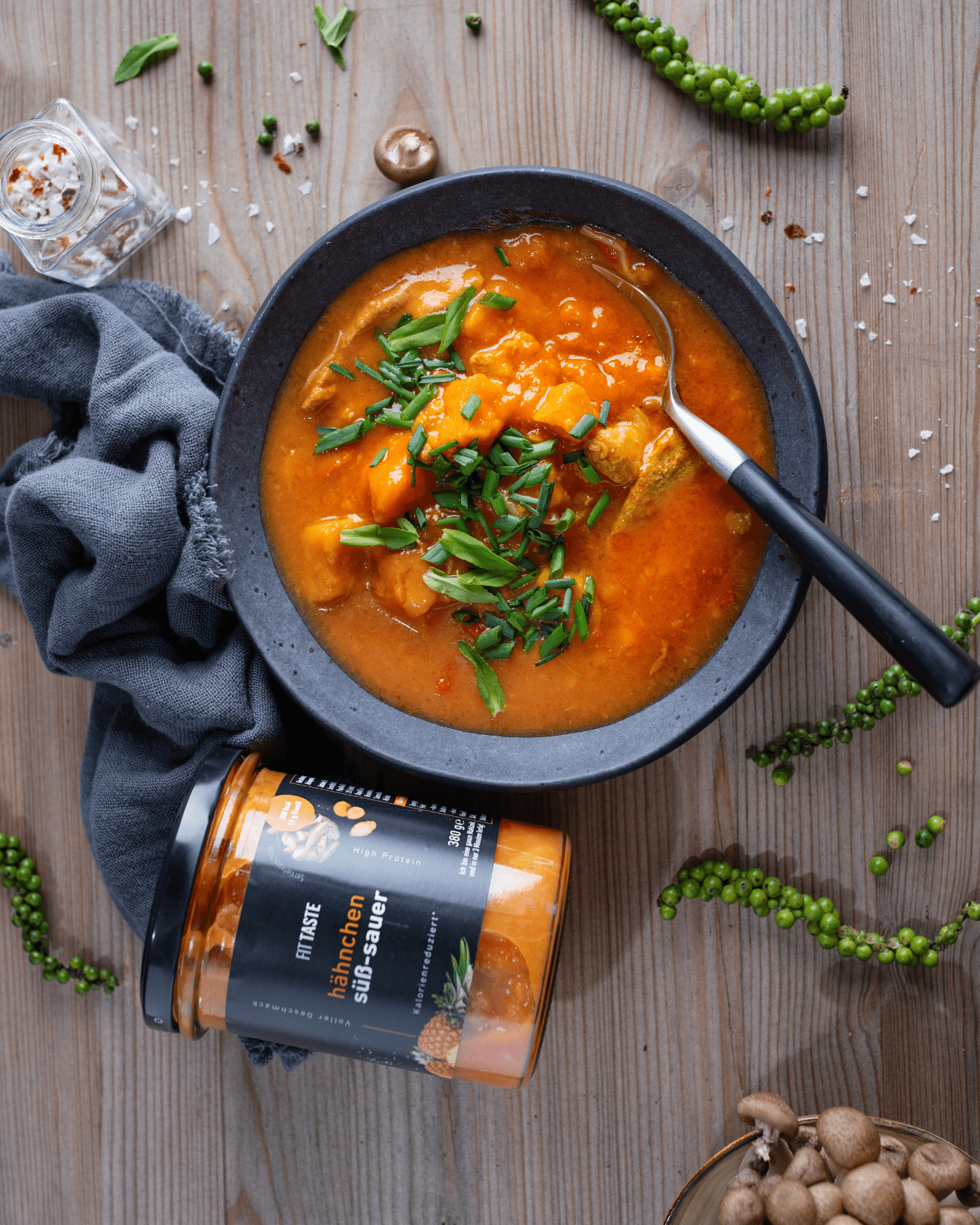 hähnchen süß-sauer - FITTASTE