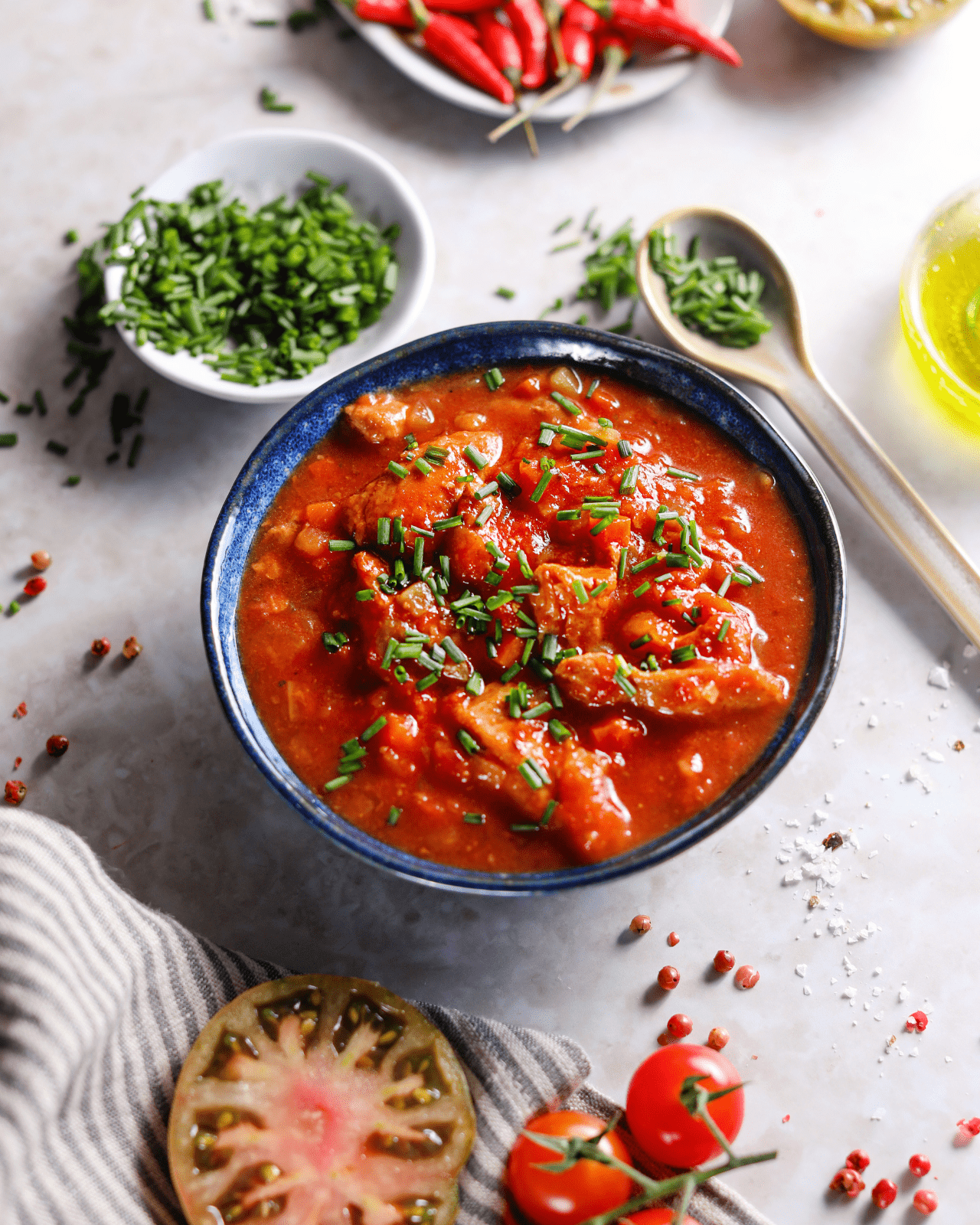 hähnchen in tomatensauce - FITTASTE