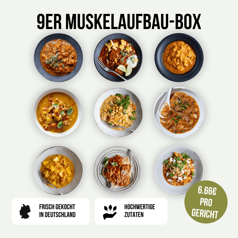 9er Probierbox - Muskelaufbau - FITTASTE