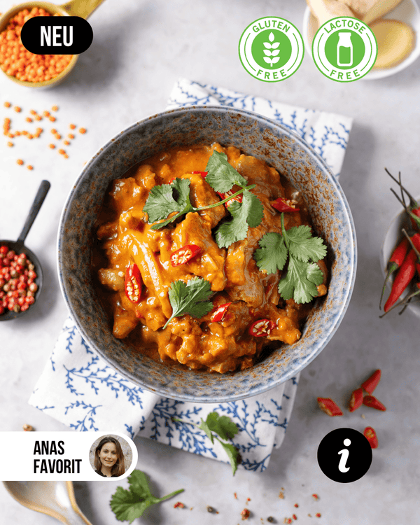 rotes hähnchencurry