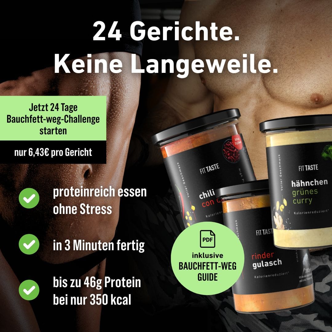 FITTASTE 24-Tage-Bauchfett-weg-Challenge - FITTASTE