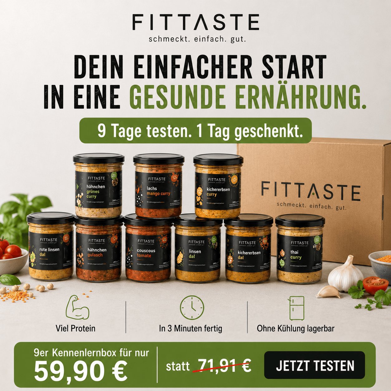 FITTASTE 9er Starter Box - FITTASTE