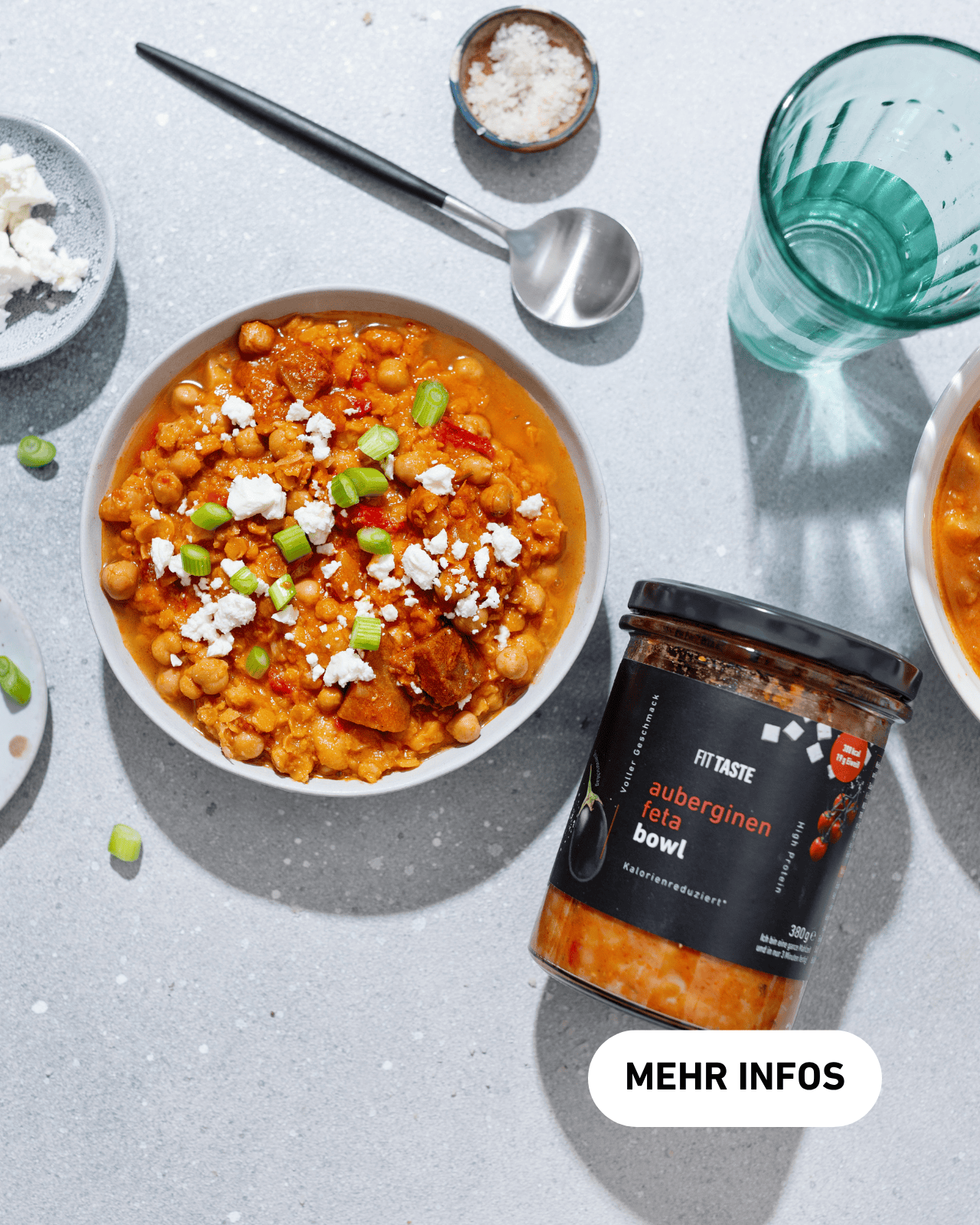 aubergine feta bowl - FITTASTE