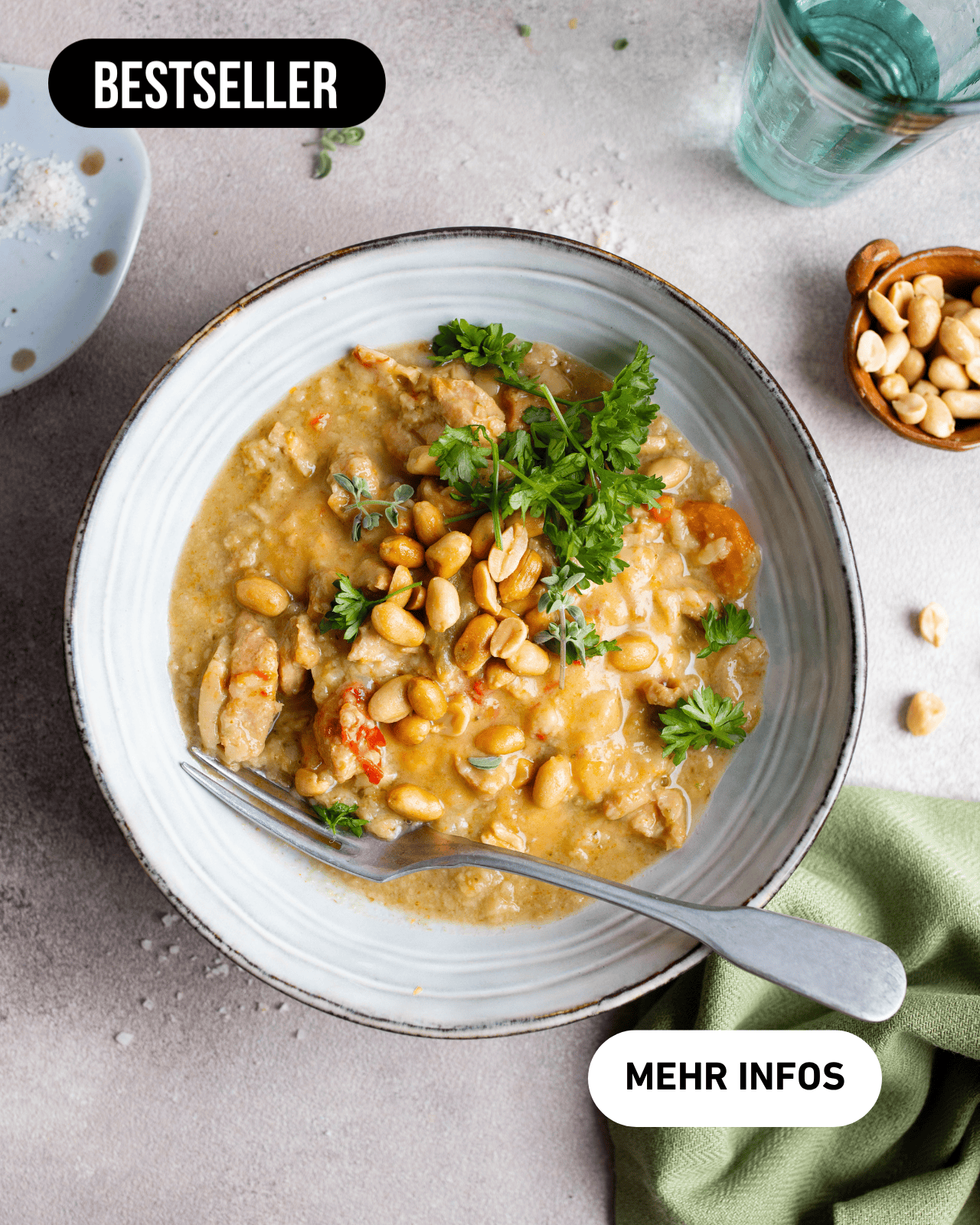 hähnchen grünes curry - FITTASTE