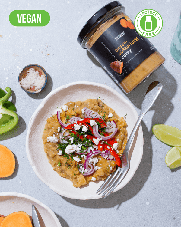 linsen-süßkartoffel curry - FITTASTE