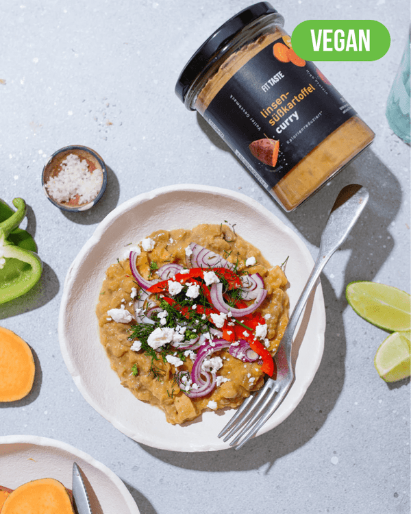 linsen-süßkartoffel curry - FITTASTE