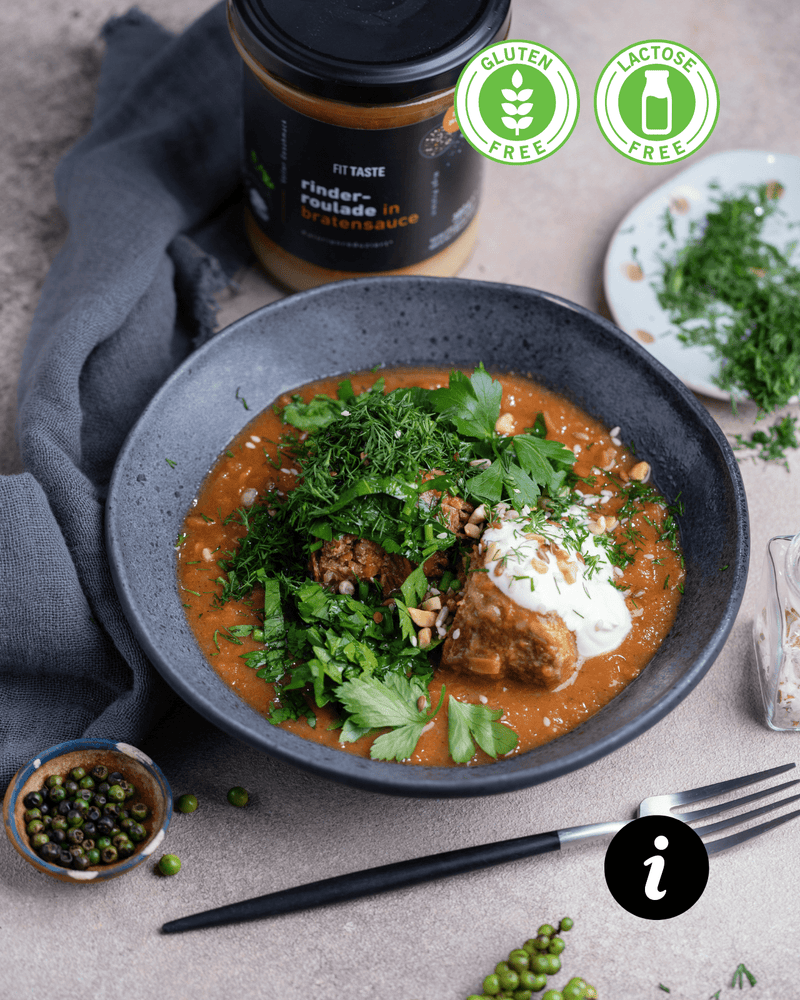 rinderroulade in bratensauce - FITTASTE