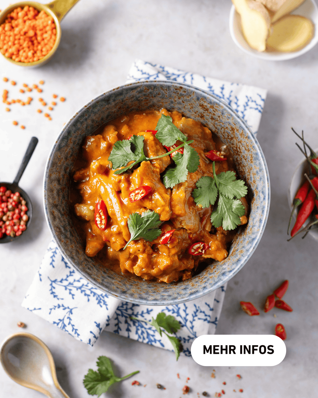 rotes hähnchencurry – FITTASTE