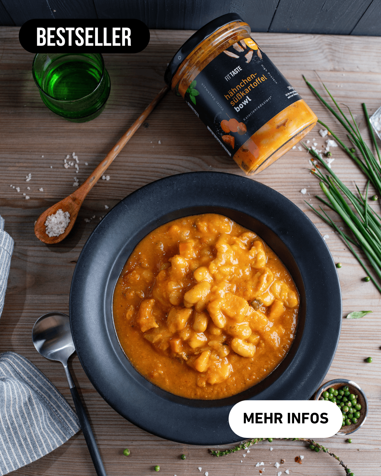 hähnchen süßkartoffel bowl - FITTASTE