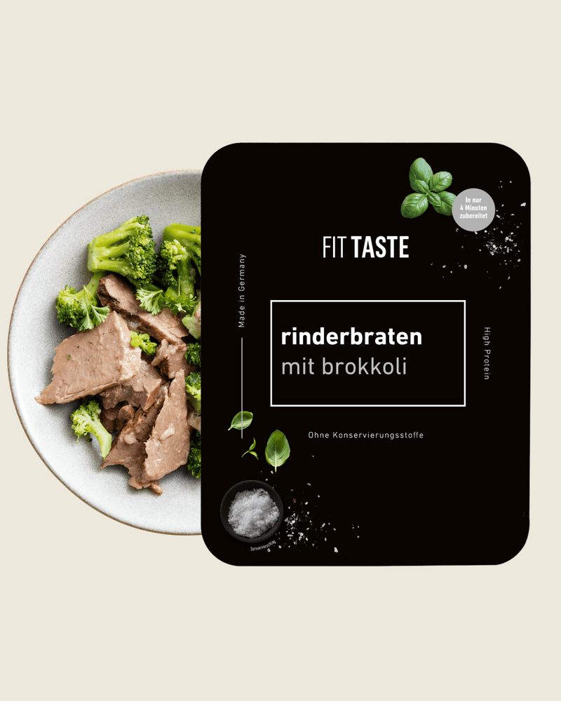 rinderbraten mit brokkoli - FITTASTE