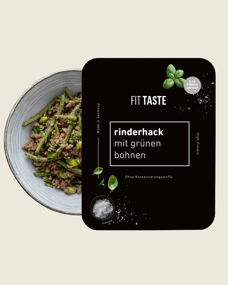 rinderhack mit grünen bohnen - FITTASTE