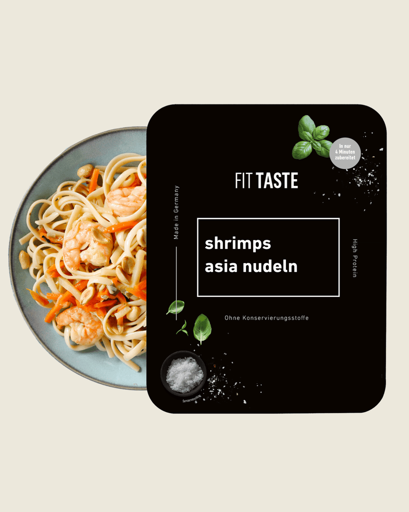 shrimps asia nudeln - FITTASTE